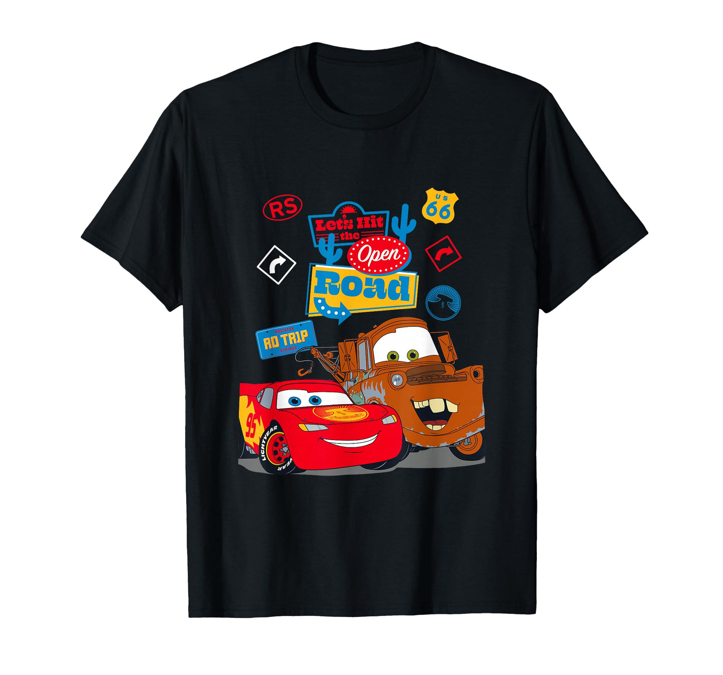 Disney Pixar Cars McQueen and Mater Roadtrip T-Shirt
