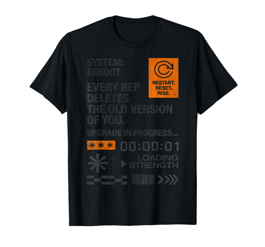 Y2K Fitness Quote Gym Training Discipline Yoga Sport Workout T-Shirt