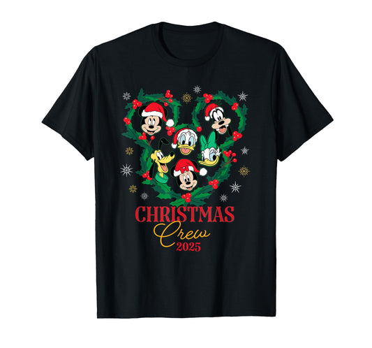 Disney Mickey & Friends Christmas Crew 2025 Holiday Trip T-Shirt