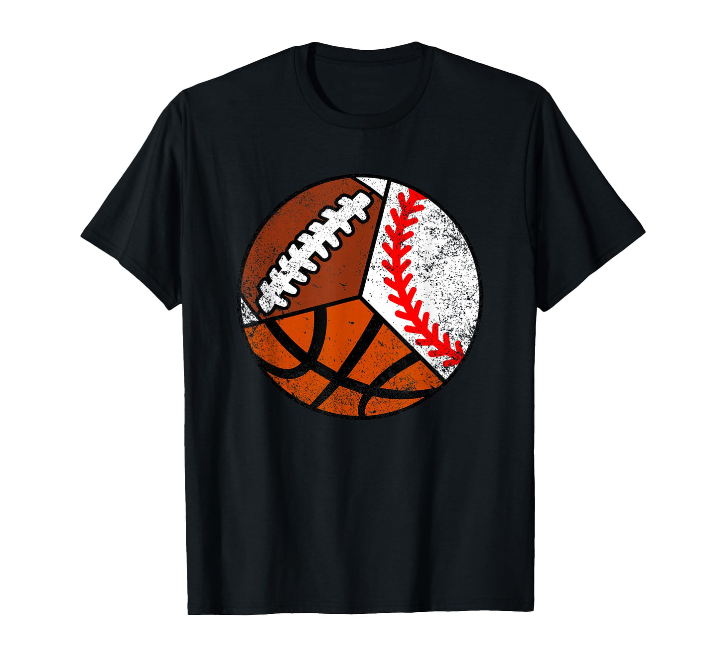 Football Baseball Basketball Player Funny Ball Sport T-Shirt