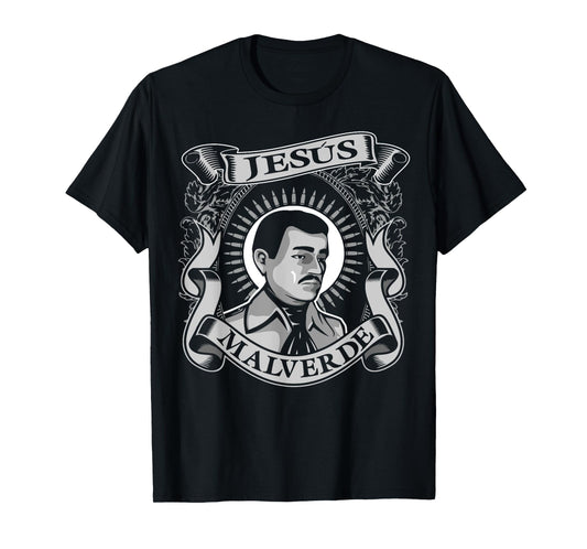 Jesus Malverde Mexican Hero Angel Of The Poor T-Shirt T-Shirt