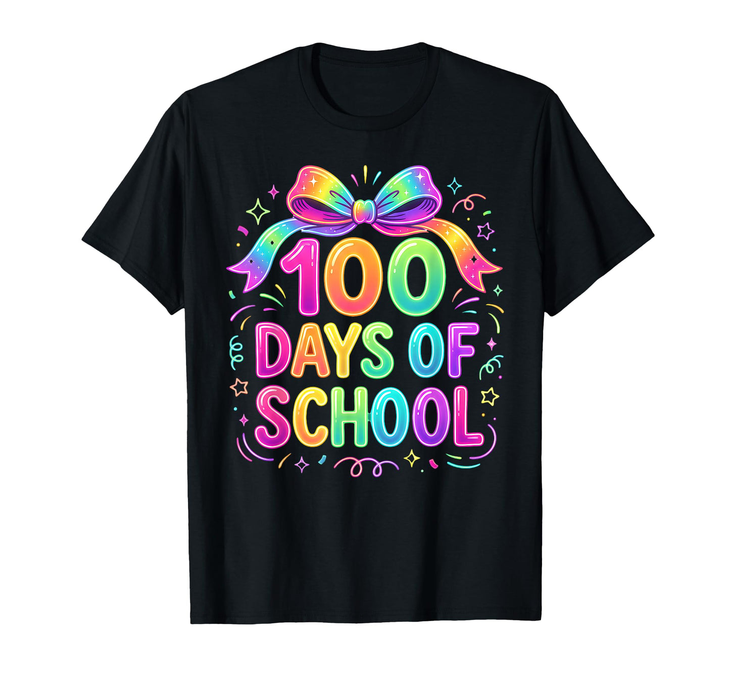 100th Day of School for Kids Girls 100 Days Teacher T-Shirt