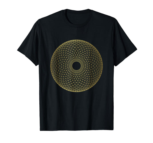 Sacred Geometry Torus Yantra Geometric Spiritual Mandala Art T-Shirt