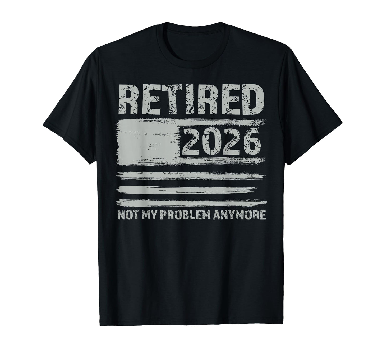 Retired 2026 Decoration Men Women Dad USA Grandpa Retirement T-Shirt