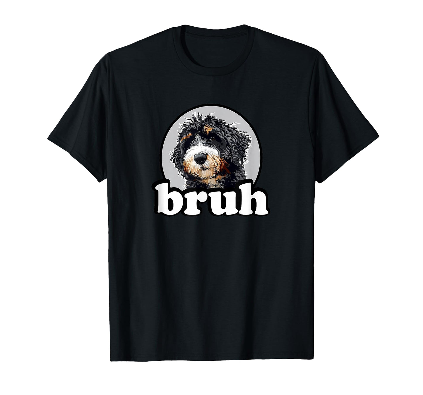 Cute Kids Bruh Bernedoodle Dog Lover T-Shirt