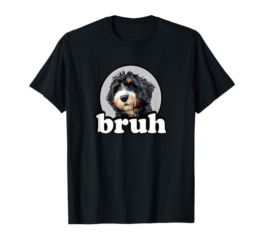 Cute Kids Bruh Bernedoodle Dog Lover T-Shirt