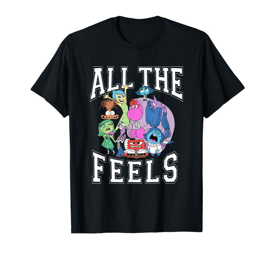 Disney Pixar Inside Out 2 All The Feels T-Shirt