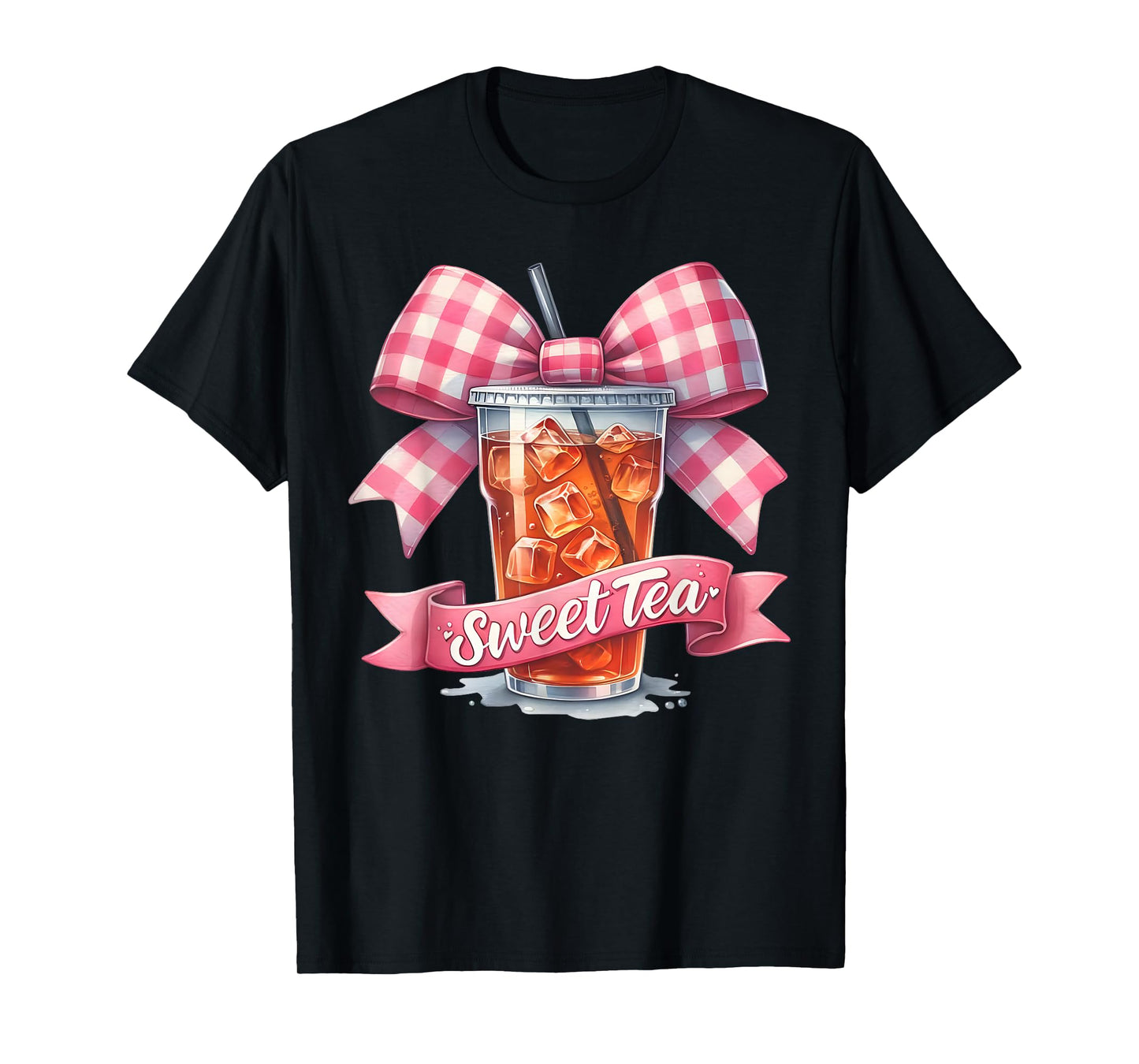 Sweet Tea Funny Bow Coquette T-Shirt