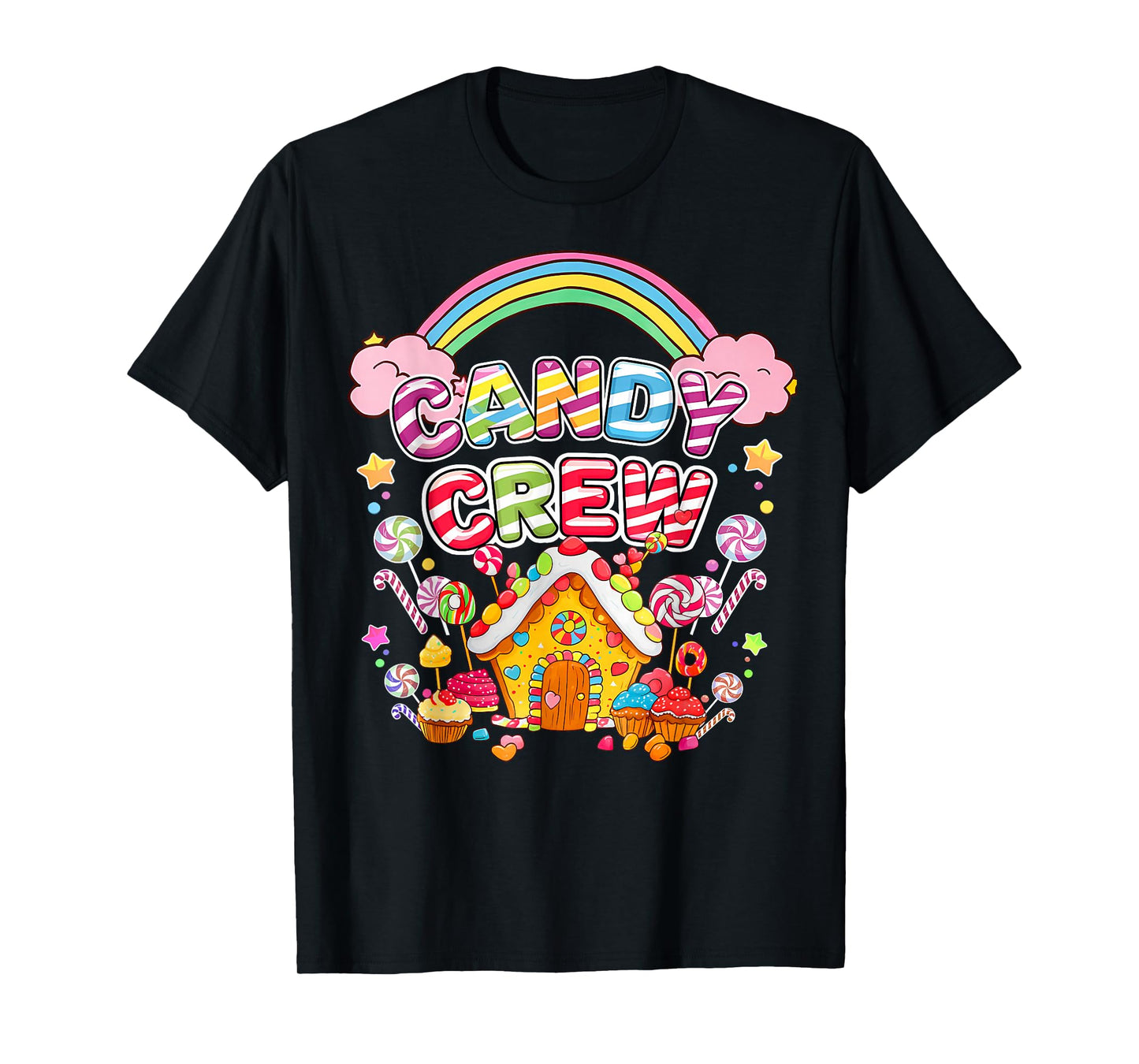 Candy Crew Candy Costume Funny Candy Squad Women Girls T-Shirt