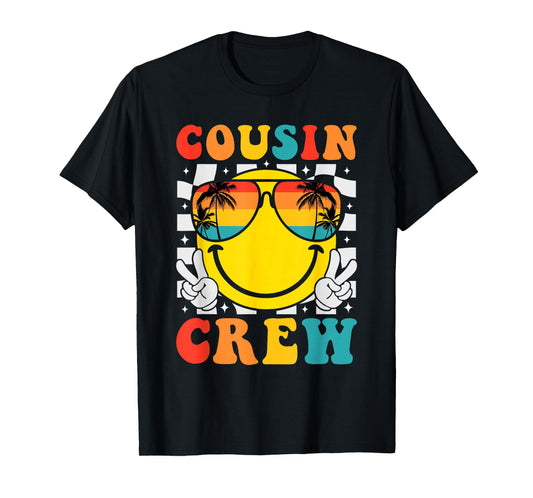 Cousin crew 2025 Summer Vacation Beach Family Trips Matching T-Shirt
