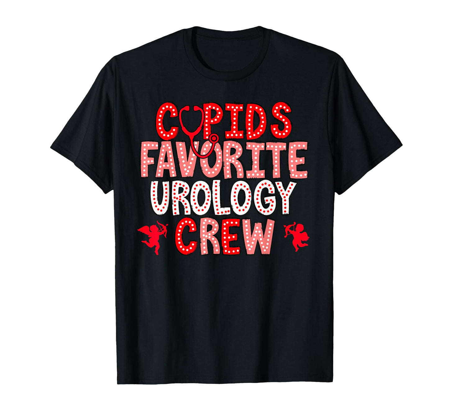 Cupid's Favorite Urology Crew Nurse Nephrology Valentines T-Shirt