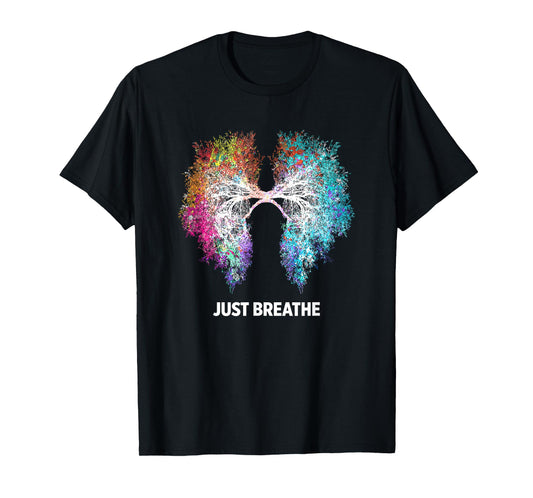 Yoga Inhale Exhale Nature Lung T-Shirt