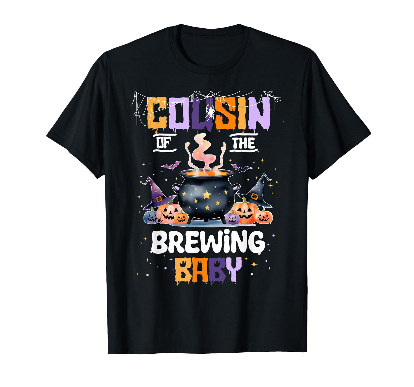 Cousin of The Brewing Baby Boo Ghost Halloween Baby Shower T-Shirt
