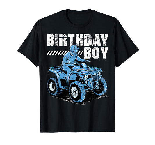 ATV birthday kids boy 4 Wheeler Quad ATV Birthday Party T-Shirt