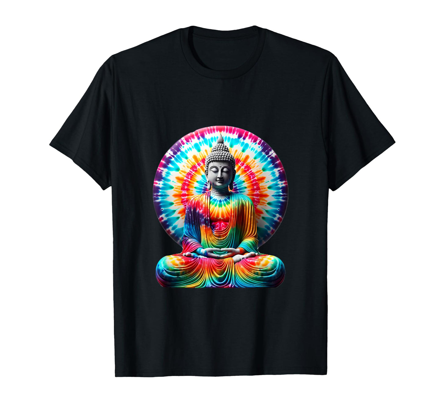 Buddha Tie Dye Vintage Yoga Spiritual Zen Buddhism Buddhist T-Shirt