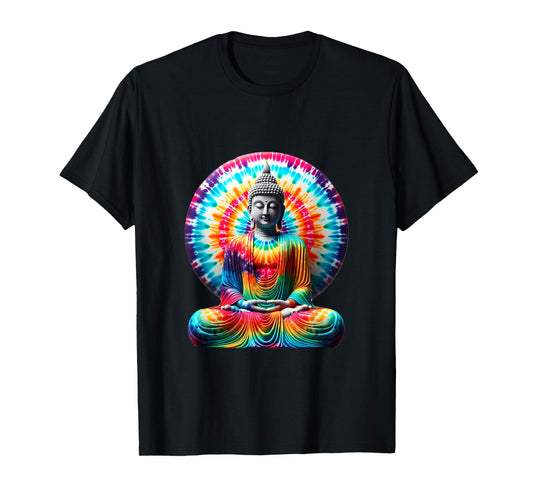 Buddha Tie Dye Vintage Yoga Spiritual Zen Buddhism Buddhist T-Shirt