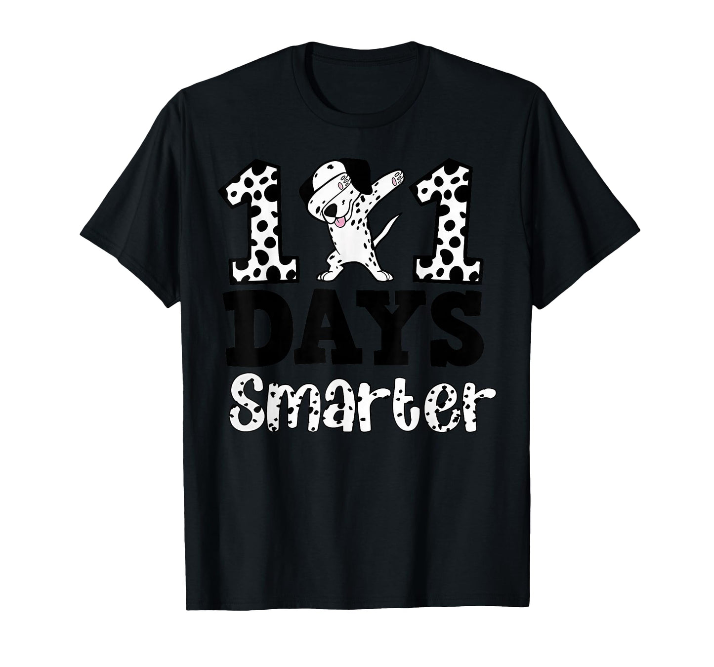 100 Days of School Dalmatian Dog Boy Kid 100th Day of School T-Shirt