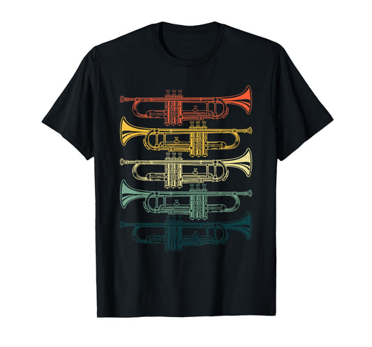 Cool Trumpet For Men Women Marching Band Musician Jazz Music T-Shirt