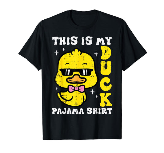 This Is My Duck Pajama Shirt Cute Women Girls Boys Kids Men T-Shirt