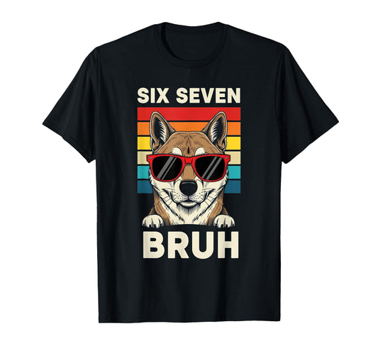 67 Animals Funny 67 Brainrot Youth Kids Dog 67 T-Shirt