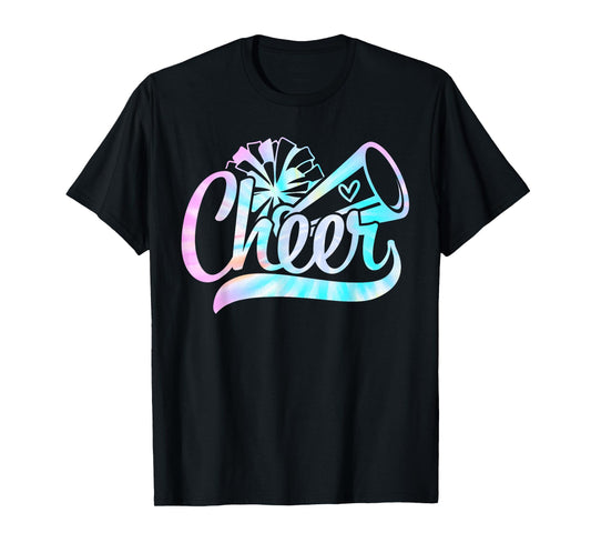 Tie Dye Cheer Cheerleading for Cheerleader Squad Girl BFF T-Shirt