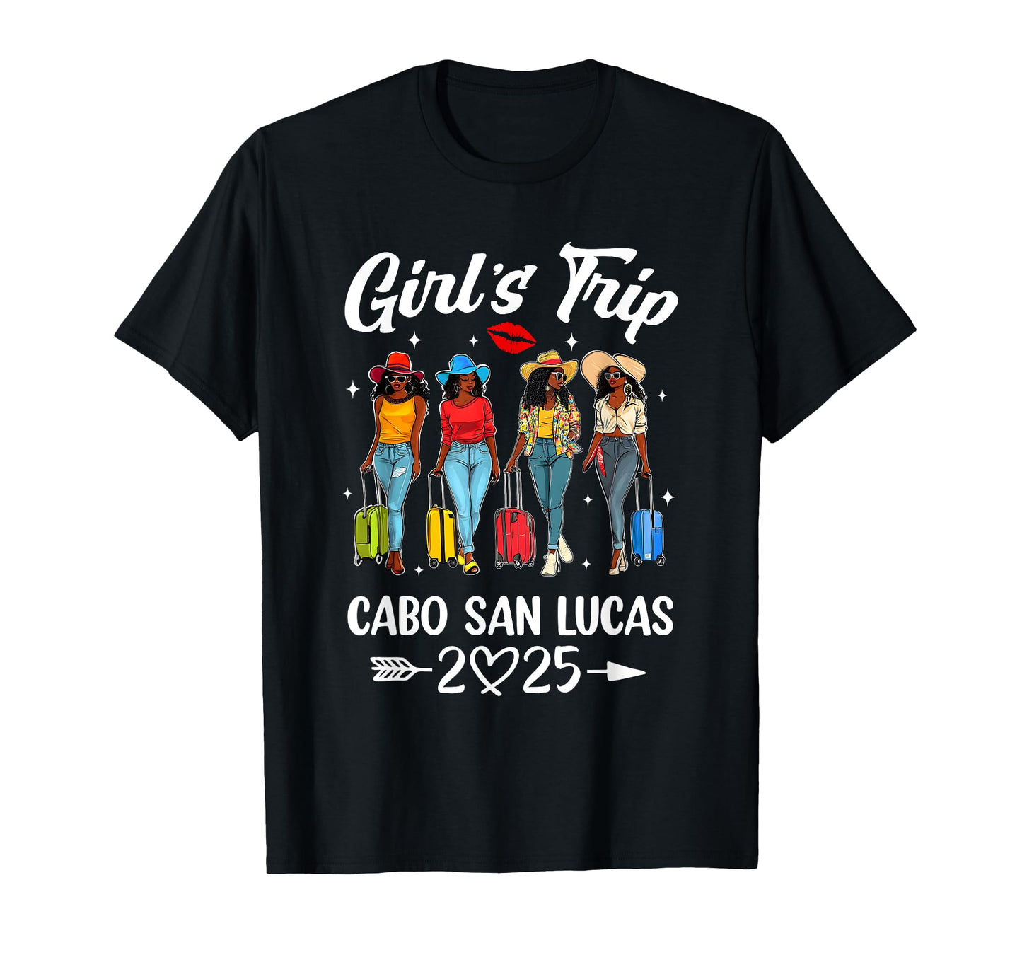 Cabo San Lucas Girls Trip 2025 Birthday Squad Women Vacation T-Shirt