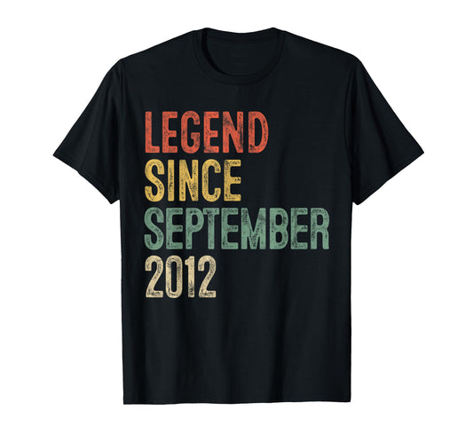 Legend 2012 13th Birthday Gifts for Boy Girl 13 Year Old T-Shirt