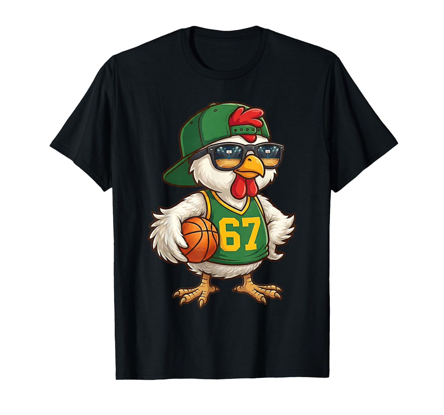 Chicken Basketball 67 Gen Alpha Slang Sports Men Boys Kids T-Shirt