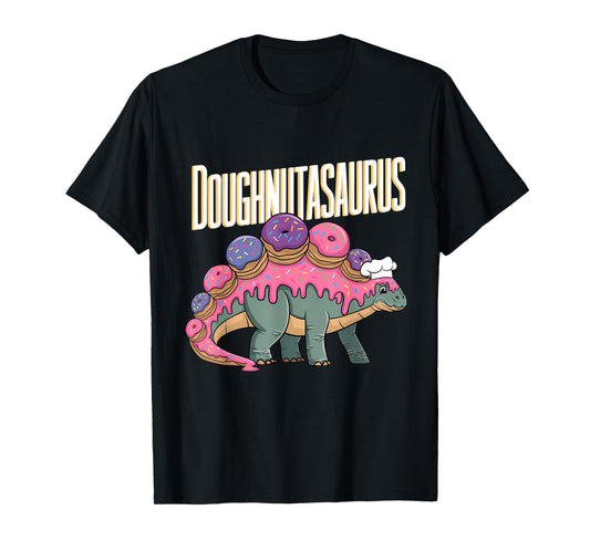 Doughnut Dino T-Rex Baking Dinosaur Funny Donut T-Shirt