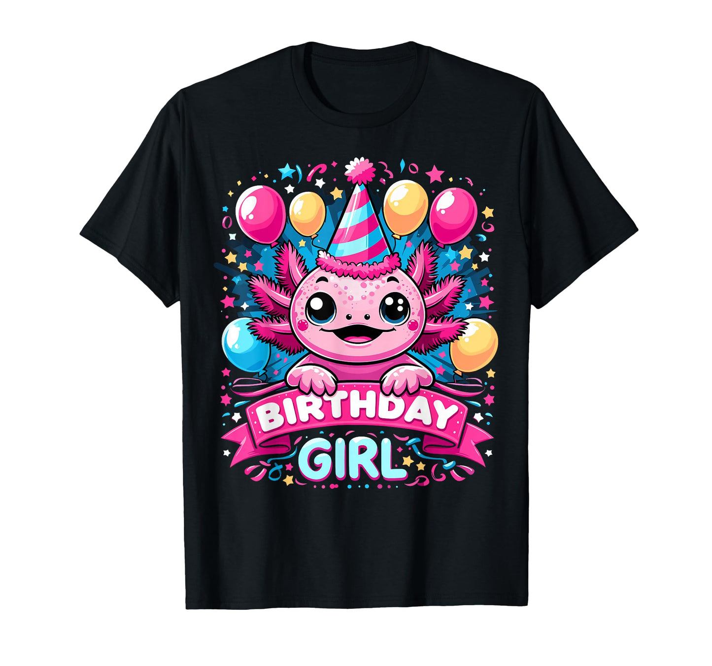 Axolotl Lover Birthday Boy Axolotls T-Shirt