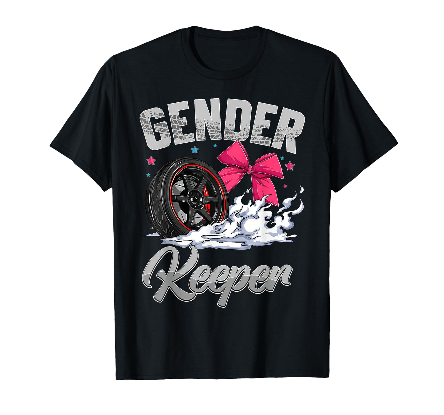 Gender Reveal Party Keeper of The Gender Burnouts Or Bows T-Shirt