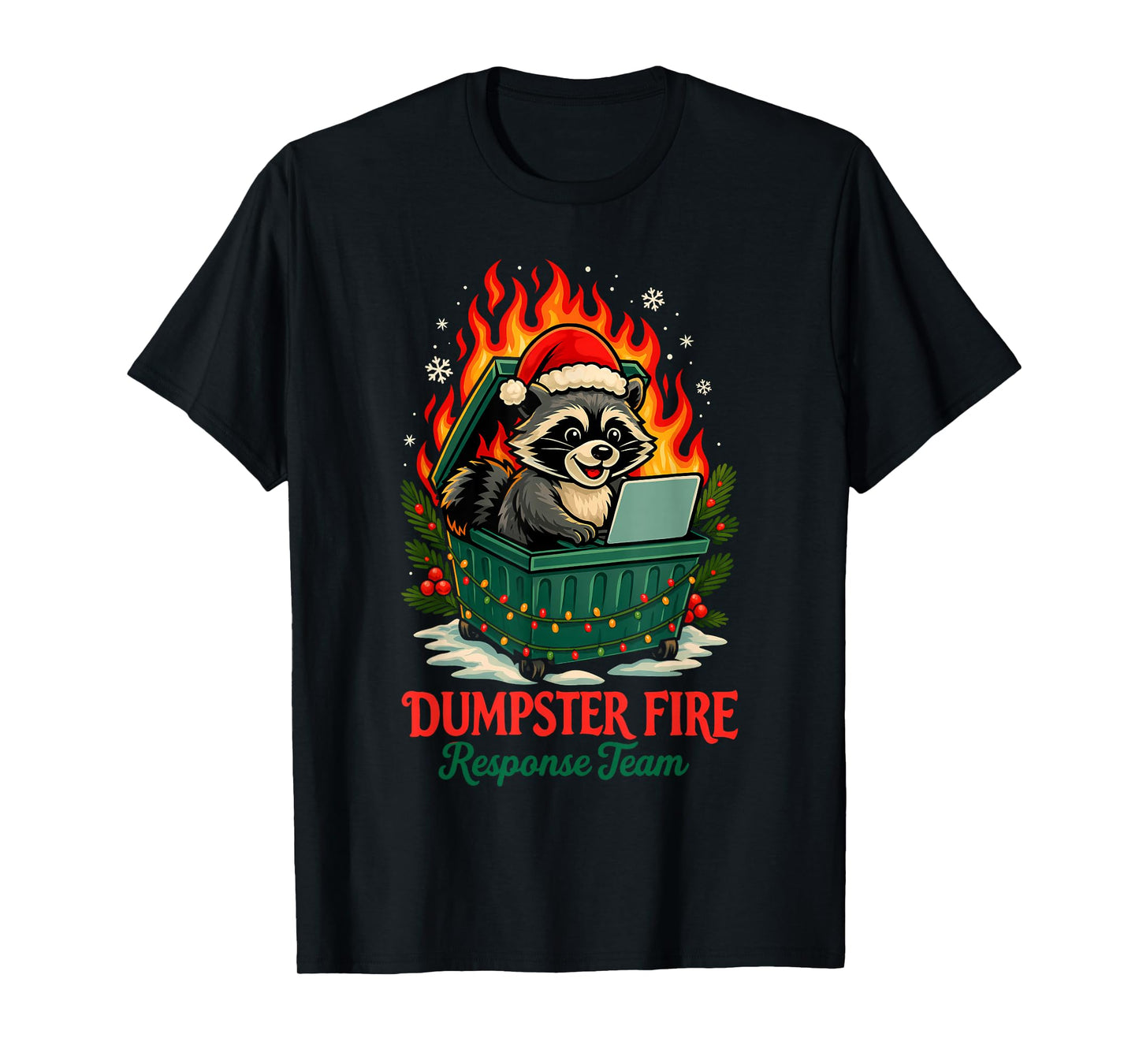Dumpster Fire Response Team Ugly Sweater T-Shirt