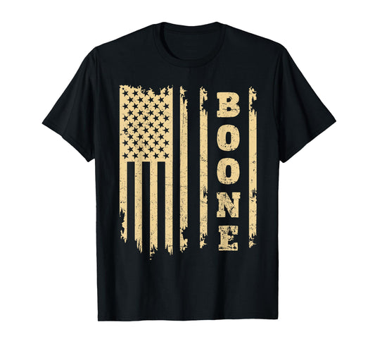 Boone Family Name I Love Boone Personalized Vintage T-Shirt