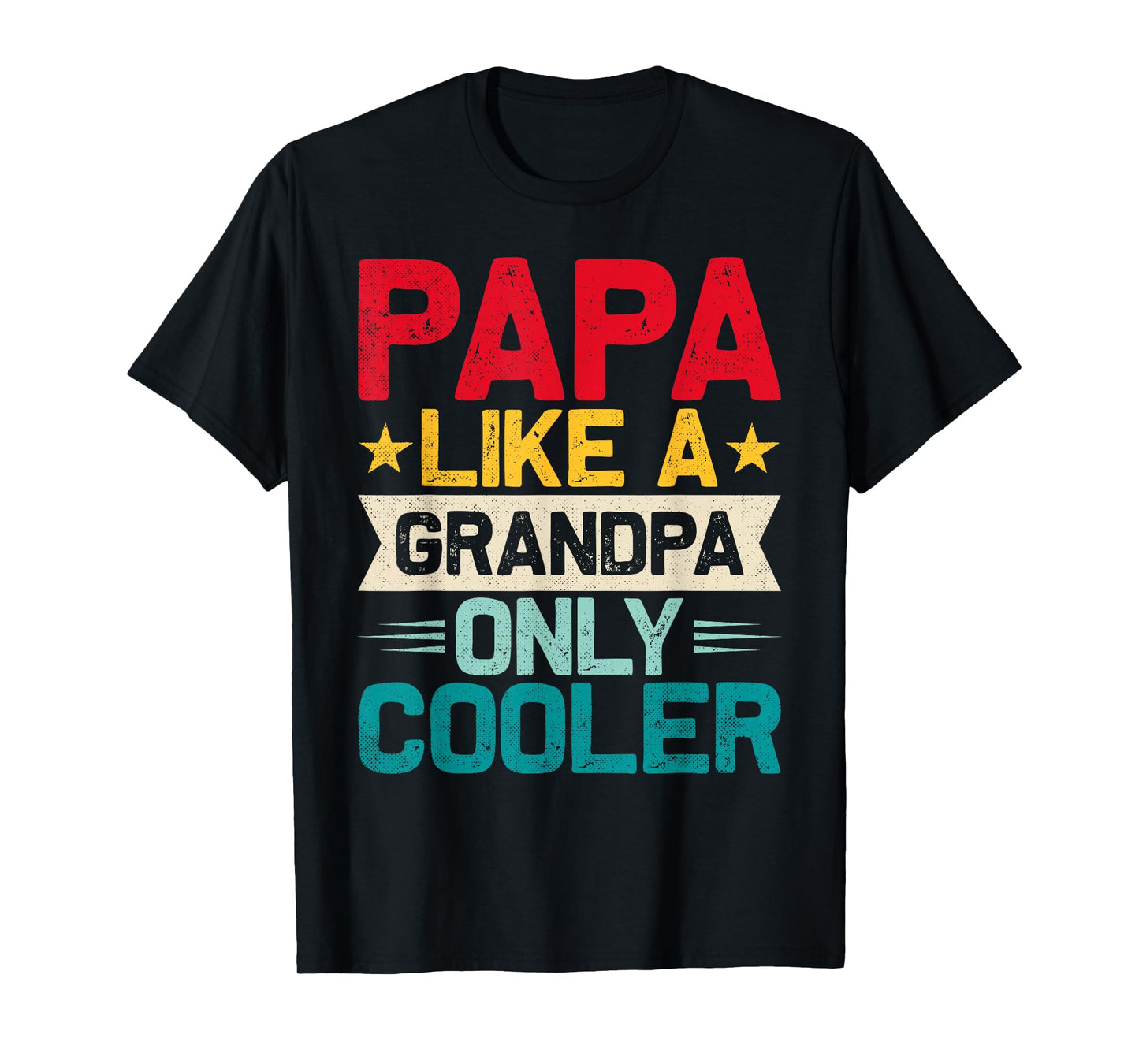 Papa Shirts for Men Grandpa Fathers Day Papa from Grandkids T-Shirt