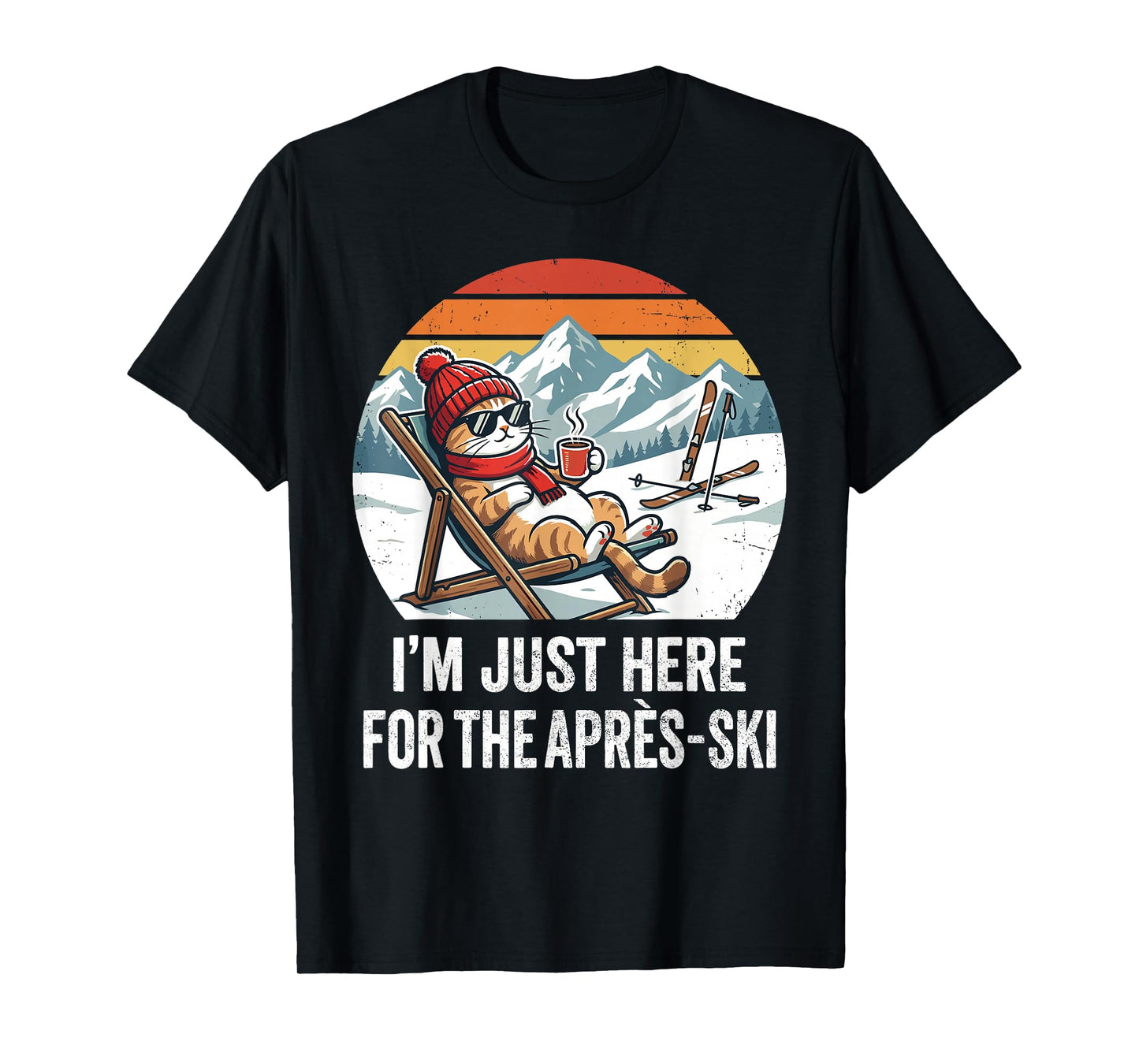 Après-ski Cat Skiing Men Women Kids Funny Après-ski T-Shirt