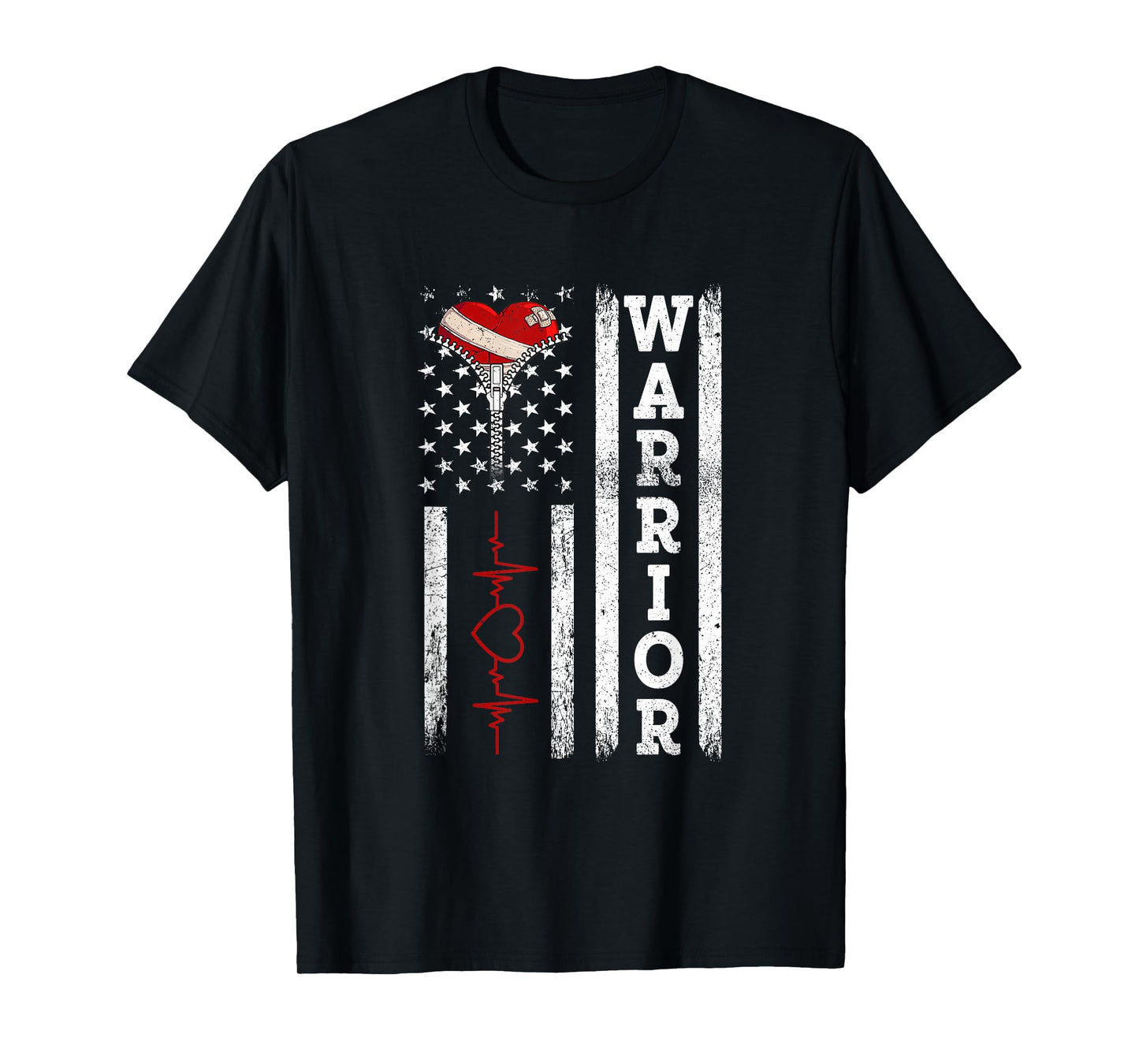 Open Heart Surgery Warrior Gift For Heart Patients Survivor T-Shirt