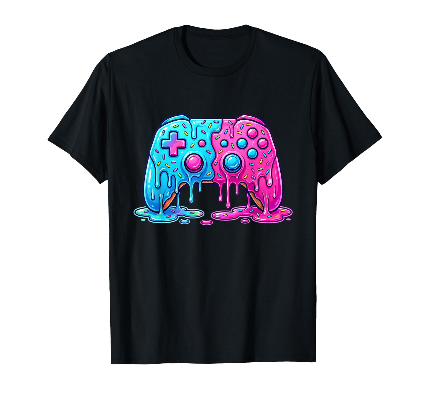 Drip Gamer Controller Boys Video Game Retro Gaming T-Shirt