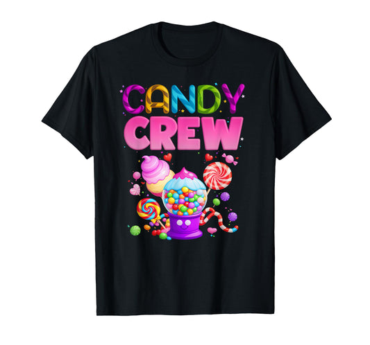 Candy Crew Fun Sweet Treats Colorful Kids Sweetie T-Shirt