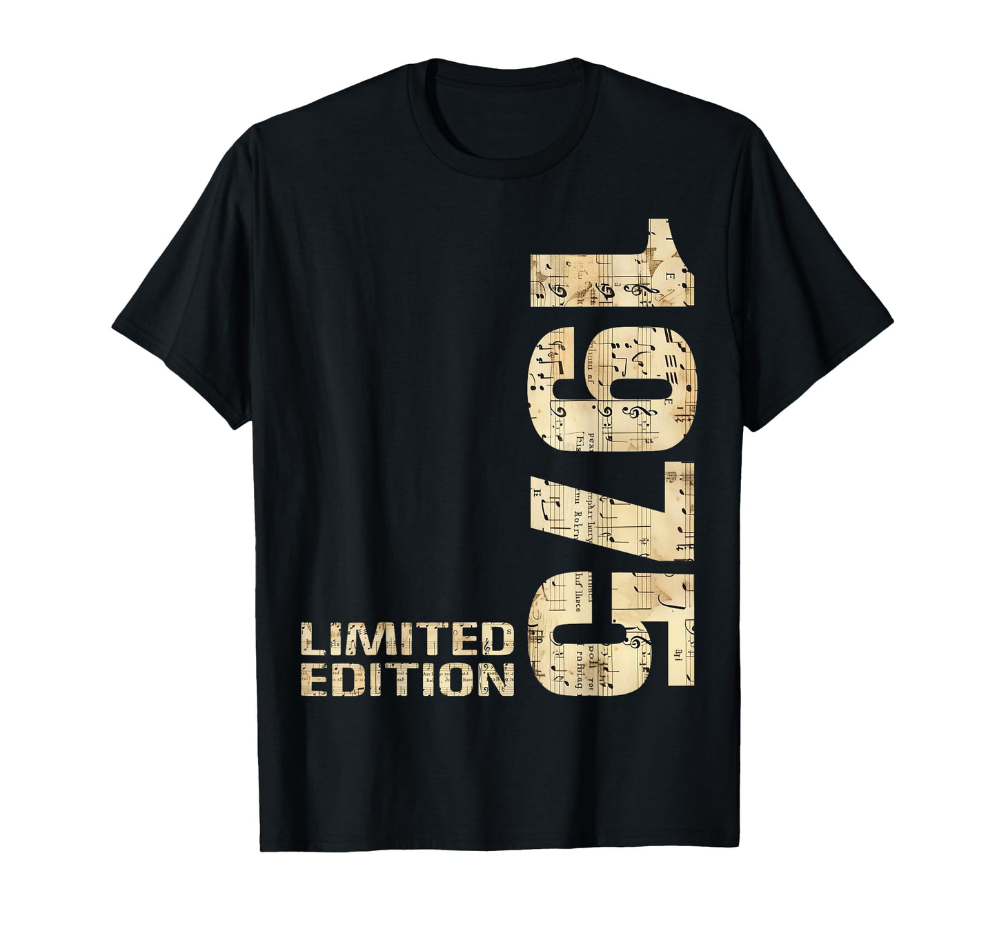 50th Birthday 1975 Limited Edition 50 Man Woman T-Shirt
