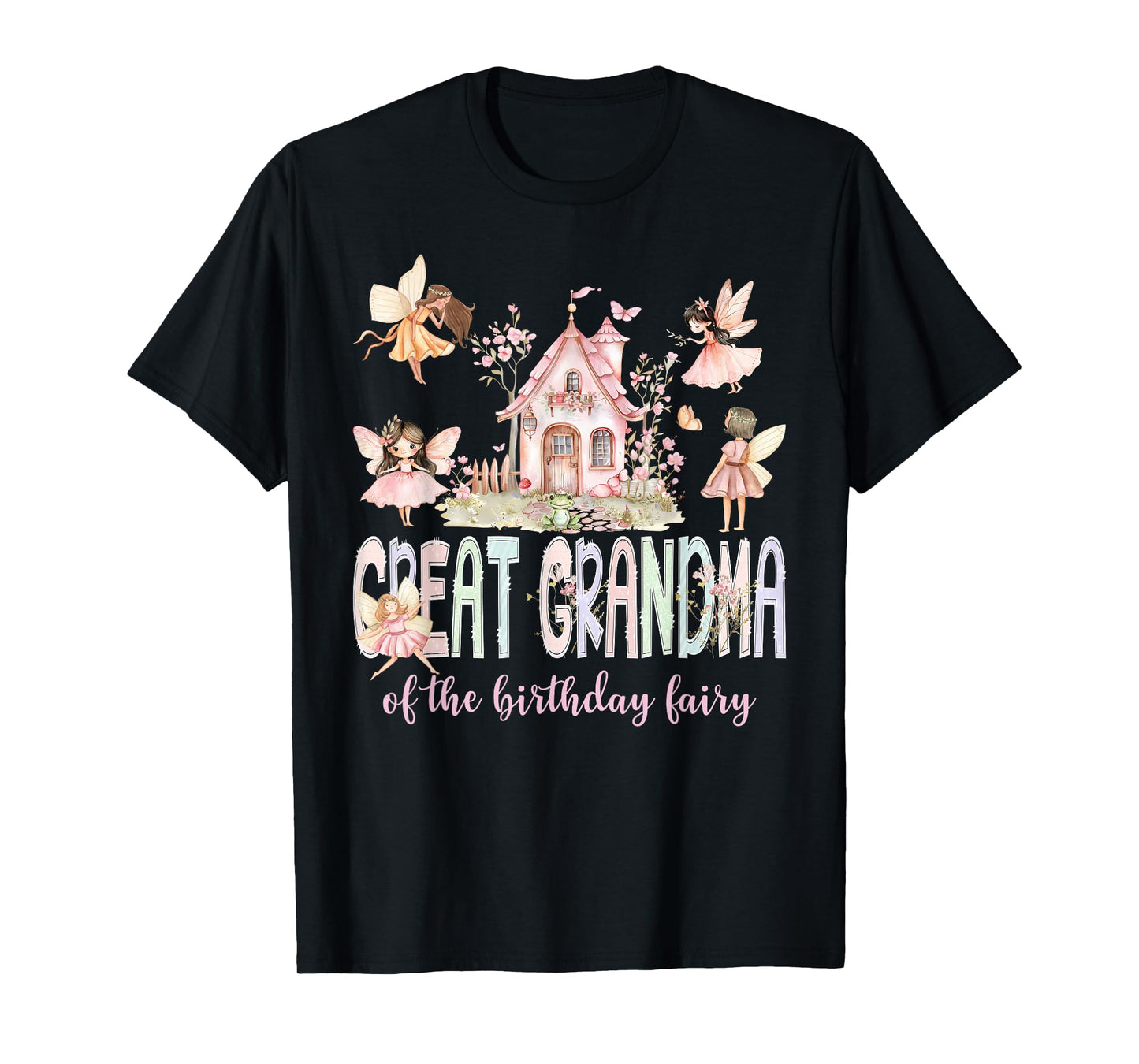 Great Grandma of The Birthday Fairy Girl Magical Matching T-Shirt