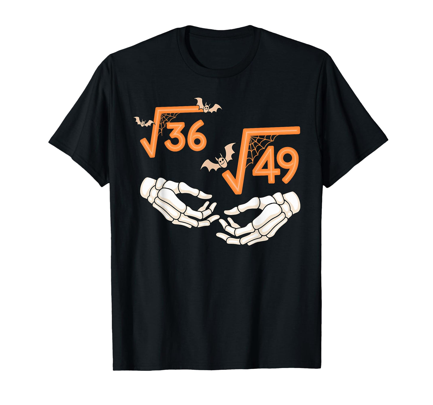 6 7 Halloween Math Square Root 67 Meme Gen Alpha Six Seven T-Shirt
