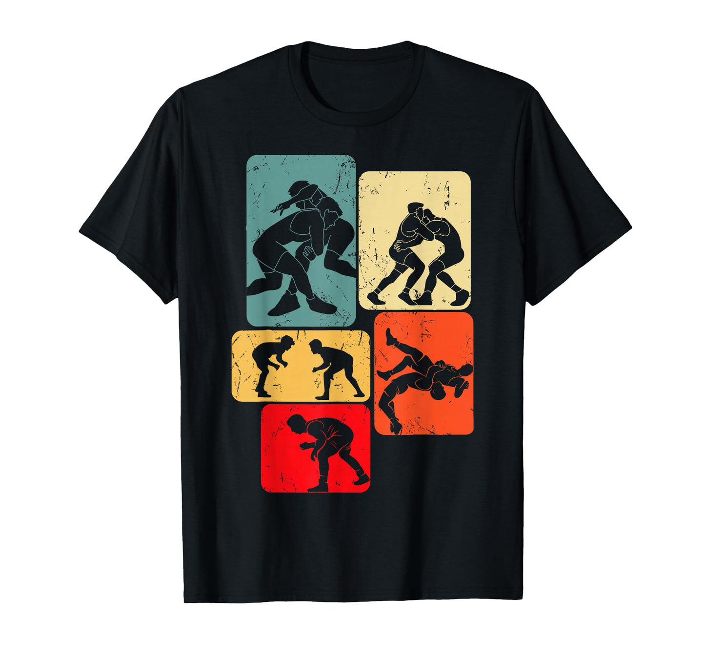 Wrestling Wrestler Men Boys Kids T-Shirt