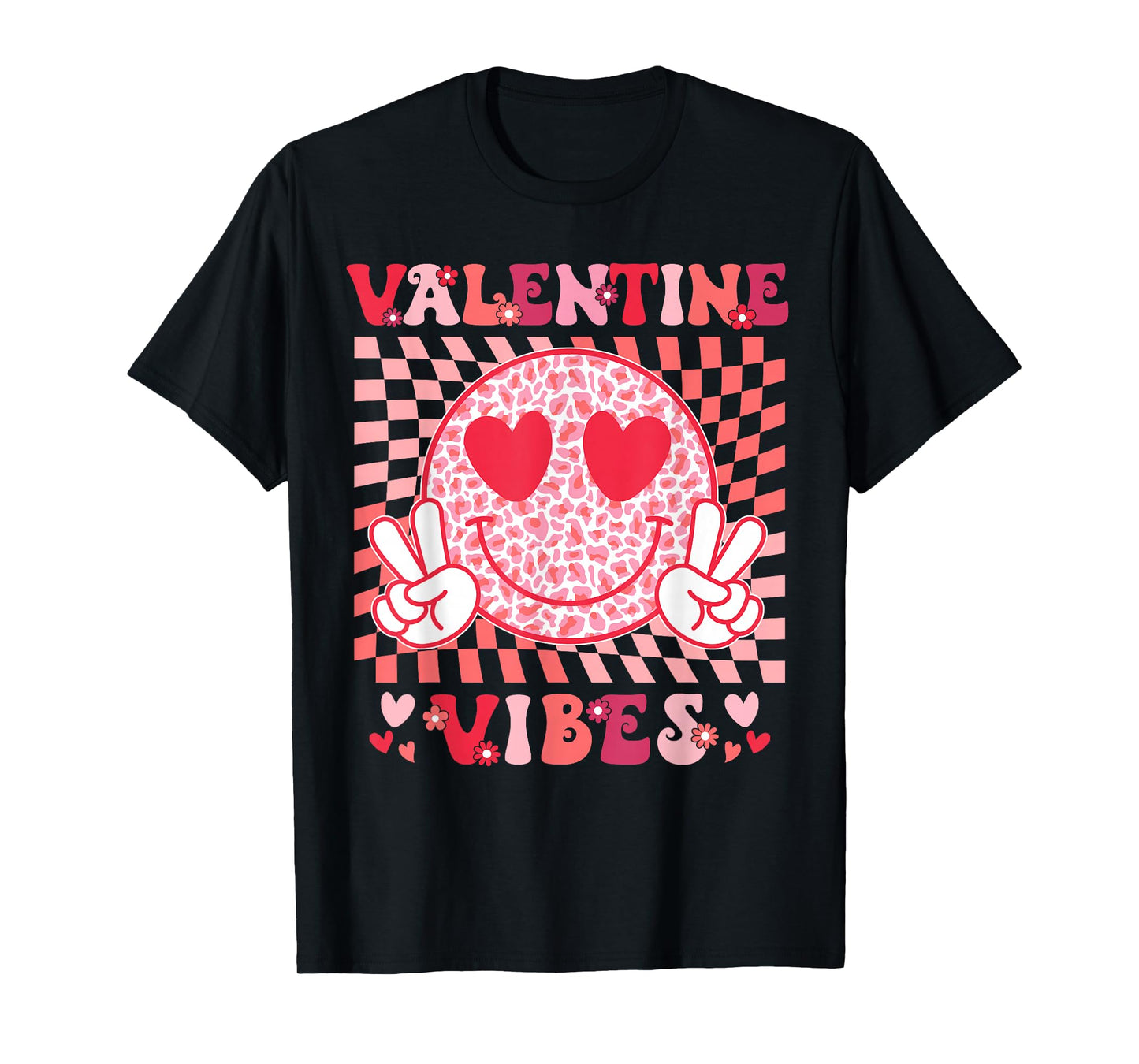 Valentines Vibes Valentines Day for Teens Boys Girls Kids T-Shirt