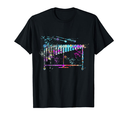 Vibraphone Instrument Silhouette Vibraphones T-Shirt