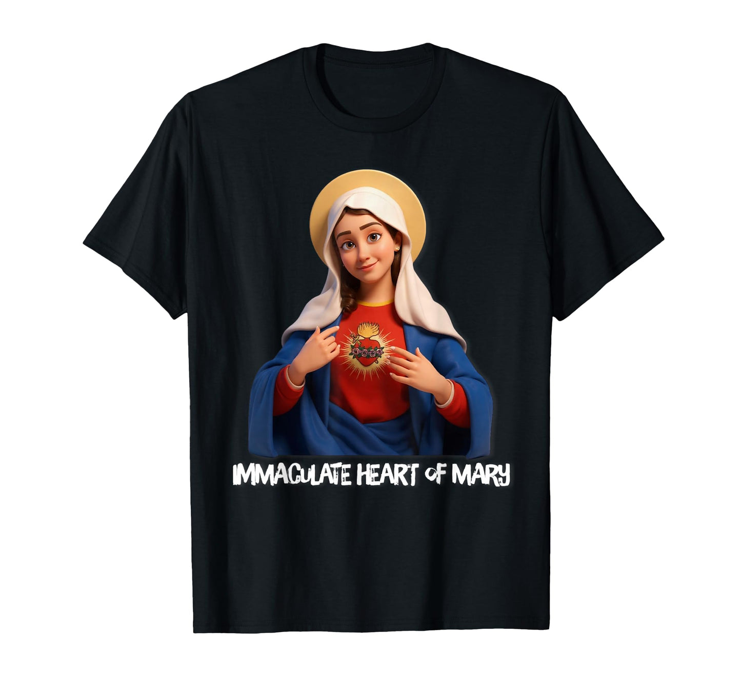 Immaculate Heart of Mary Marian Catholic T-Shirt