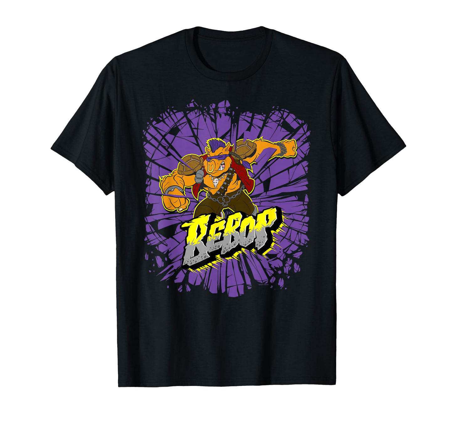 TMNT Shattered Bebop Retro Cartoon T-Shirt