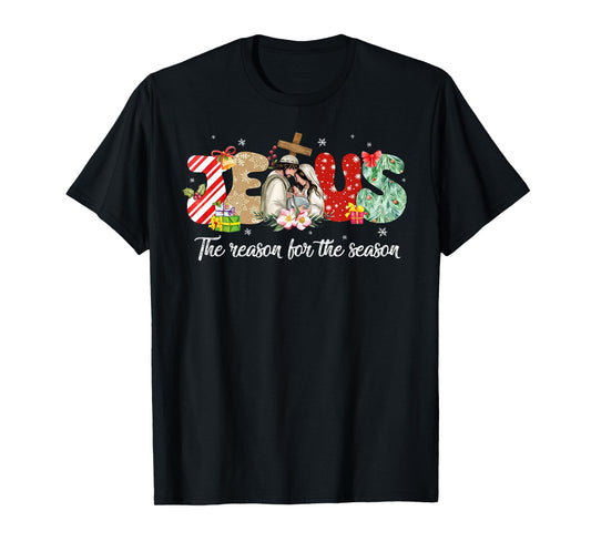 Christmas Jesus Is The Reason For The Season Jesus Pajamas T-Shirt