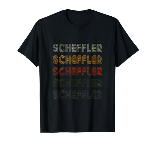Love Heart Scheffler Tee Grunge Vintage Black Scheffler T-Shirt