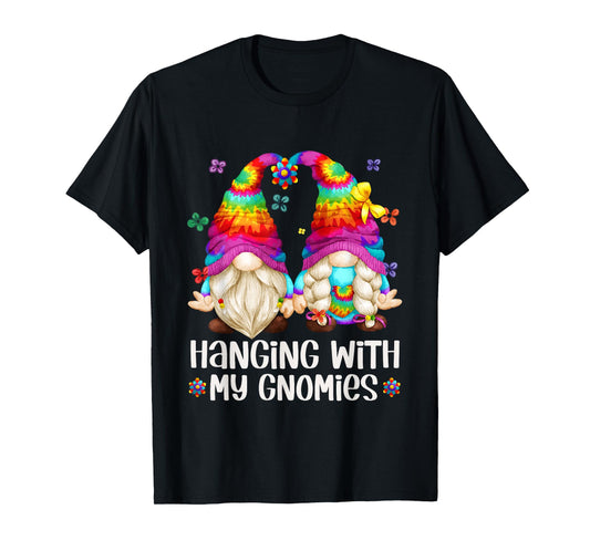Hippie Gnome For Summer Vacation For Hanging With My Gnomies T-Shirt