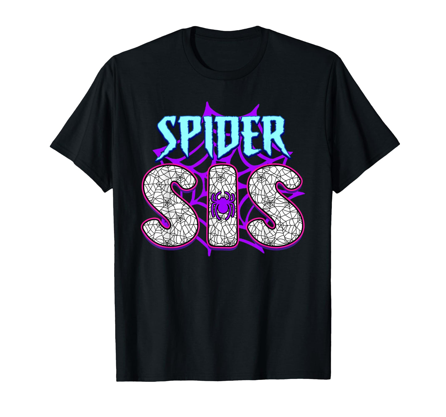 Birthday Party Spider Outfit Spider Sister Kids Girls T-Shirt